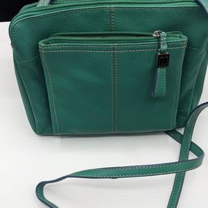 Tignanello Pebble leather crossbody handbag.